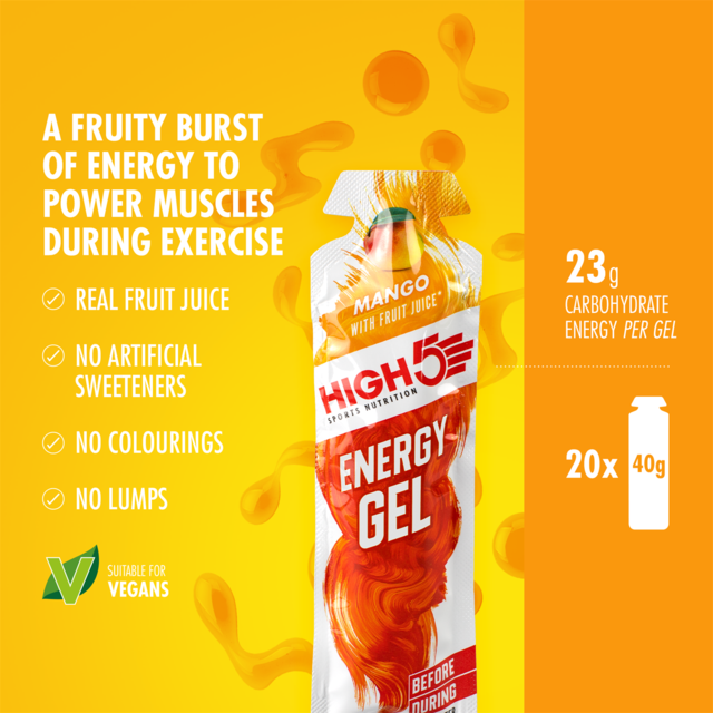High5 Energigel Mango 40 gram 