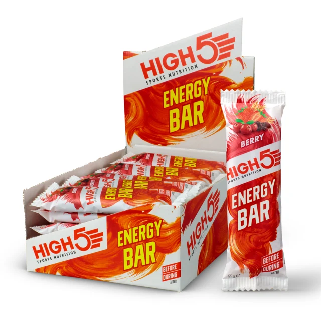 High5 Bær Energibar 12 stk, 55 gram 