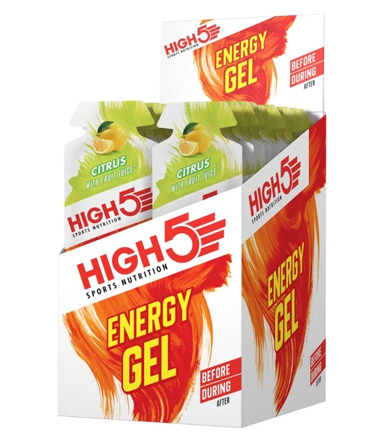 High5 Energigel Citrus - 20 PACK 20 x 40 gram 