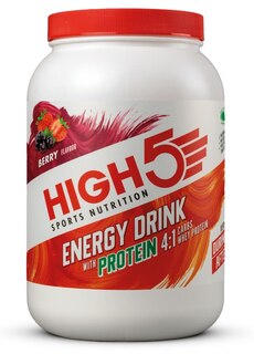 High5 Energy Drink Protein 4:1 Drikke Bær, 1.6kg, Pulver - Med protein