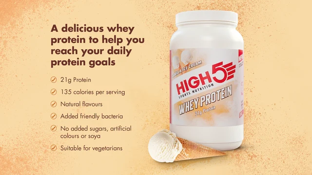 High5 Whey Proteinpulver 700g Vanilje Iskrem 