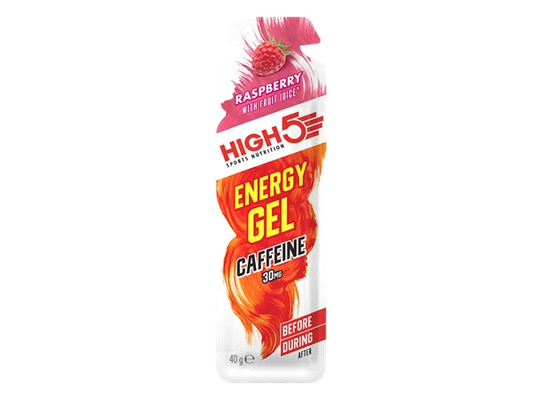 High5 Energigel Koffein Bringebær 40 gram 