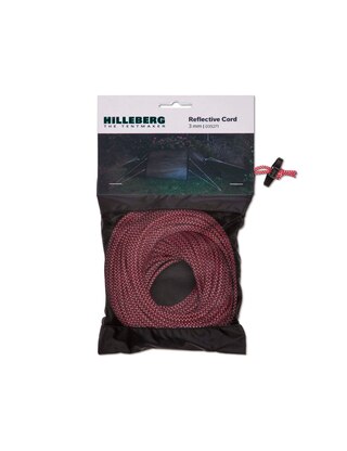 Hilleberg Refleks Teltsnor Rød/Hvit, 3mm x 25m