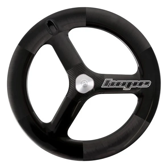 Hope Track Wheel Tri-Spoke Framhjul 9 mm QR, 780g 