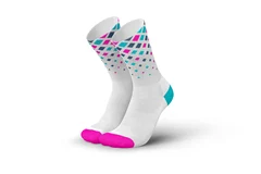 Incylence Running Crystal Strumpor White Pink Cyan, 35-38