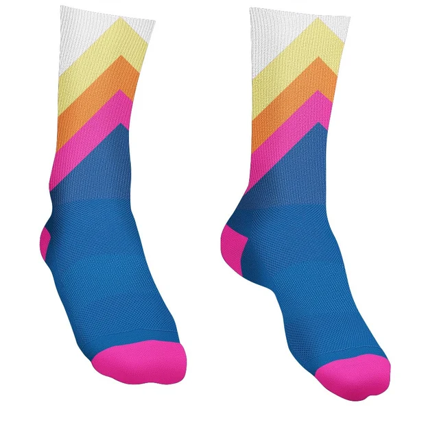 Incylence Running Grades Sokker Blue Yellow, Str. 35-38 