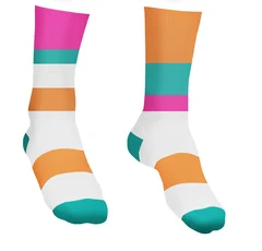 Incylence Running Bands Sokker Cyan Orange, Str. 47-50