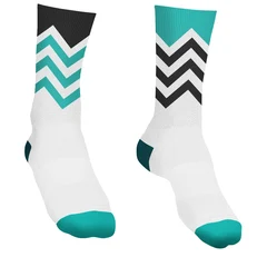 Incylence Running Volts Sokker Cyan Black, Str. 35-38