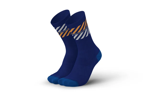 Incylence Merino Light Lanes Sokker Navy Orange, Str. 47-50 