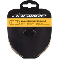 Jagwire Pro Polished Dropper Wire 0,8 mm, Kun for dropper setepinner