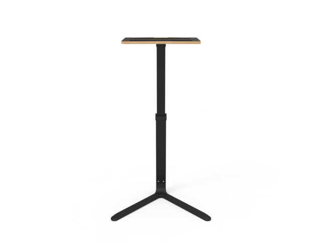JetBlack Trainer Table Nettbrettholder Sort, Høydejusterbar, Max 10kg 