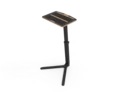JetBlack Trainer Table Svart, H&#246;jdjusterbar, Max 10 kg