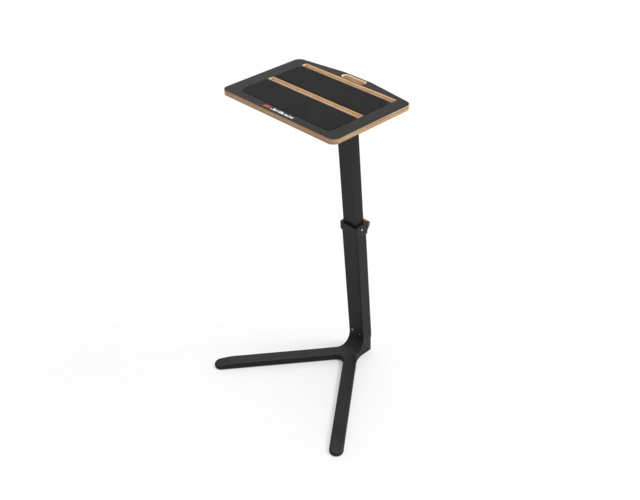 JetBlack Trainer Table Nettbrettholder Sort, Høydejusterbar, Max 10kg 