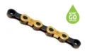 KMC X12 Ti-N Gold/Black Waxed Kedja 12-v&#228;xlar, 126 l&#228;nkar, 268g