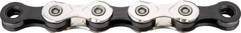 KMC X11 S&#248;lv/Sort Kjede 11-delt, 118 ledd, Shimano/Campa/Sram