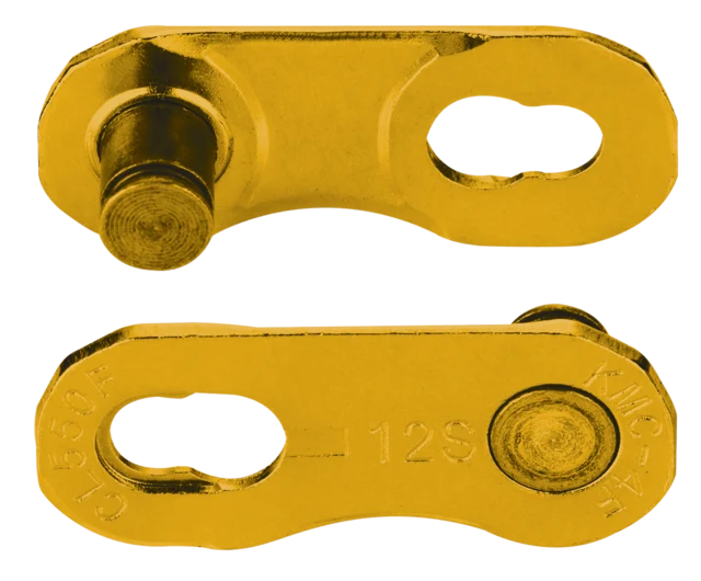 KMC MissingLink Flat NR Kjedelås Gull 12/13-Delt, 2-pack, 5.2mm 