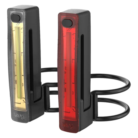 Knog Plus Twinpack Belysningsset Svart, 40/20 lumen