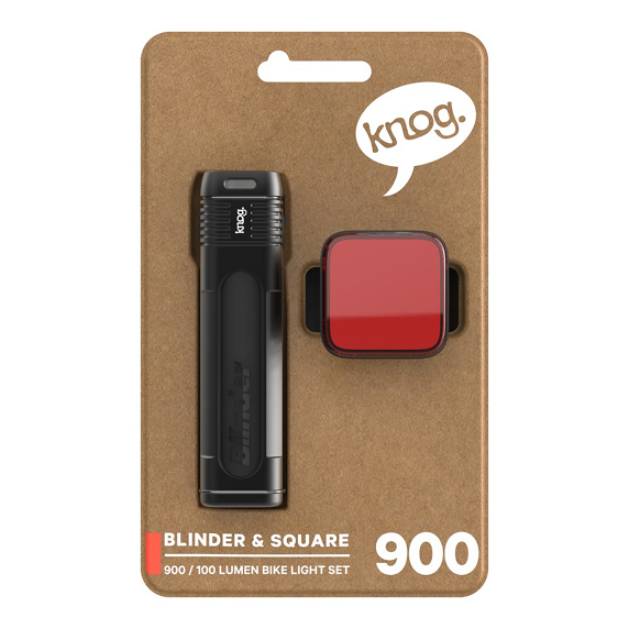 Knog Blinder 900 & Blinder 100 Ljussett 900 lumen, USB-C, Upp till 120 timmar 