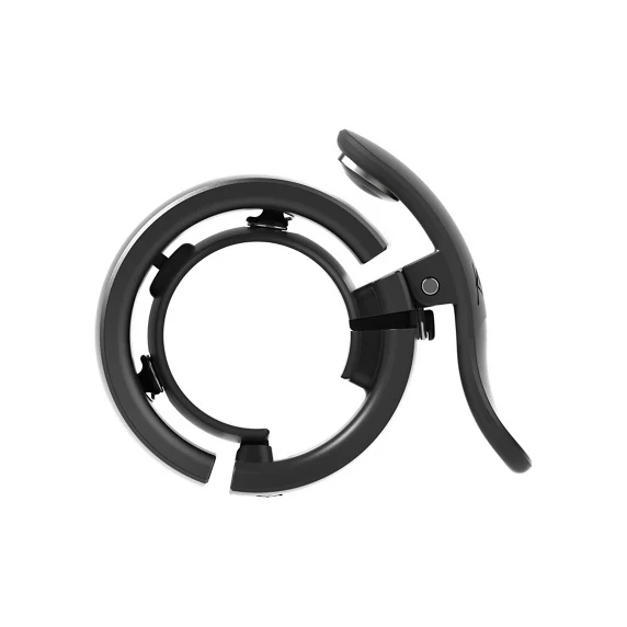 Knog Oi Prima Ringeklokke Sort, Alu. Ø22,2mm 