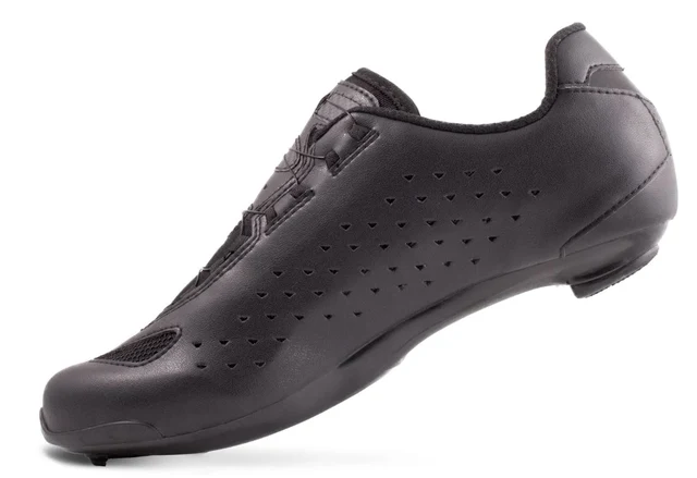 Lake CX 177 Wide Racerskor Black/Black Reflective, Str. 46 