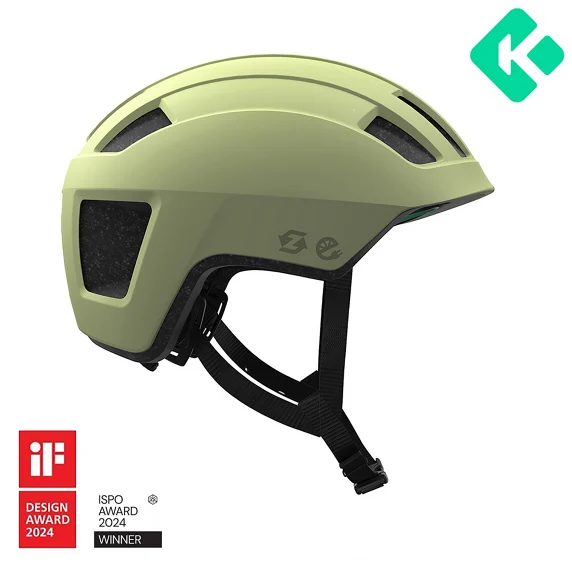 Lazer Verde KinetiCore Sykkelhjelm Matte Lemongrass, Str. M/L 