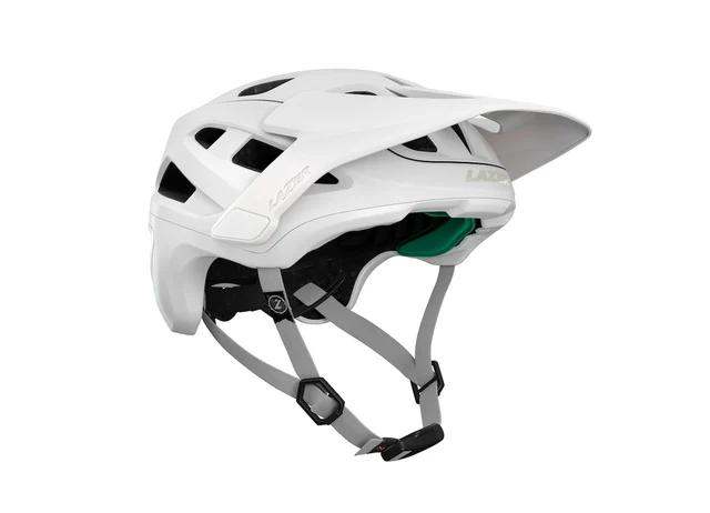 Lazer Jackal KinetiCore Sykkelhjelm Matte Full White, Str. S 