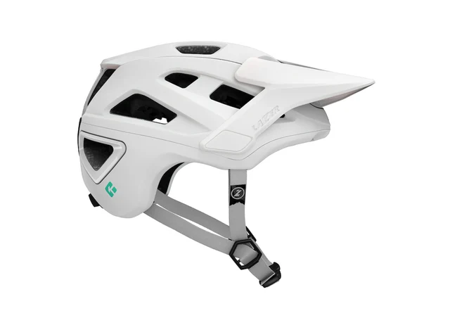 Lazer Jackal KinetiCore Sykkelhjelm Matte Full White, Str. S 