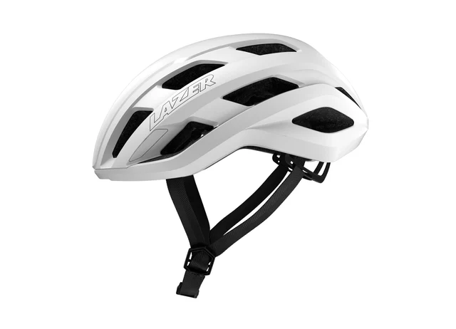 Lazer Strada KinetiCore Sykkelhjelm Matte Full White, Str. M 