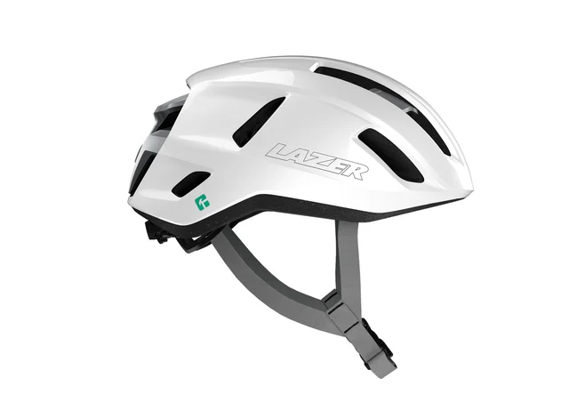 Lazer Sphere KinetiCore Hjelm White Silver, Str. S 