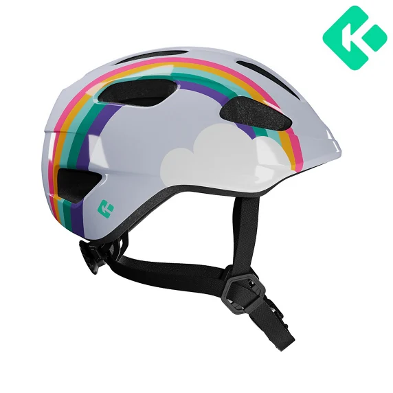 Lazer Pnut 2.0 KinetiCore Barnehjelm Rainbow, Uni 46-52 cm, 240g 