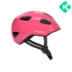 Lazer Pnut 2.0 KinetiCore Barnehjelm Fuchsia +GR, Uni 50-56 cm