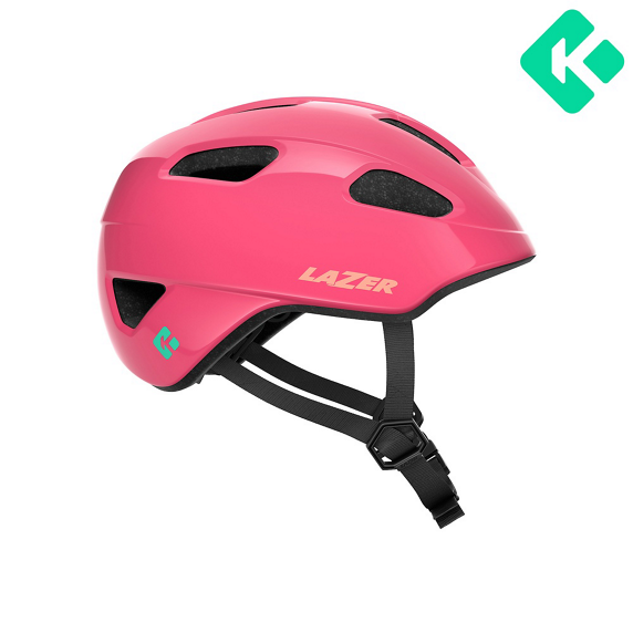 Lazer Pnut 2.0 KinetiCore Barnehjelm Fuchsia +GR, Uni 50-56 cm 