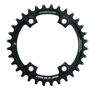 Leonardi Daisy XT M8000 drev Svart, BCD X96 Shimano M8000/MT700