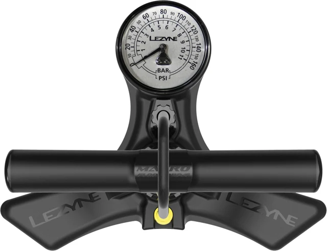 Lezyne Macro HP Floor Gulvpumpe 220 psi/15 bar, Dual Valve 