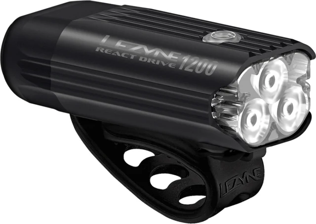 Lezyne React Drive Frontlys 1200 lumen, USB-C, Radar App 