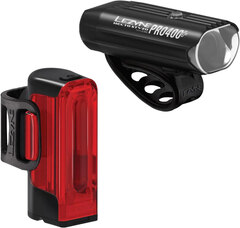 Lezyne Hecto Drive Pro 400+ Lampset Stvzo, 400 lumen fram, 50 lumen bak