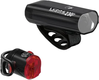 Lezyne Hecto 230+ Femto StVZO Lampset 230 lumen framlampa och 8 lumen baklampa