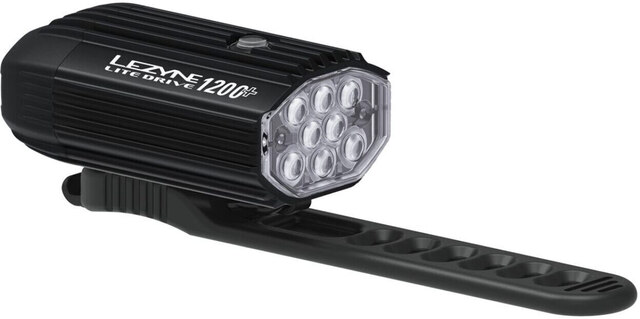 Lezyne Lite Drive 1200+ Framlampa 1200 lumen, USB-C, 60 h 