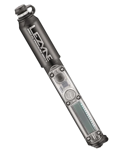Lezyne Digital Pressure Drive Minipumpe Sort, 170 mm, 8.3 bar, 133 gr 