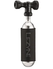 Lezyne Control Drive C02 + 25g Pumpe Sølv, Gir presist og kontrollert trykk!