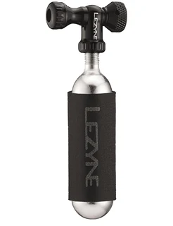 Lezyne Control Drive C02 + 25g Pumpe Sølv, Gir presist og kontrollert trykk!
