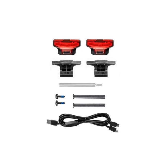 Look Keo Blade Vison Upgrade Kit Sort, USB-C, 2–60 lumen 