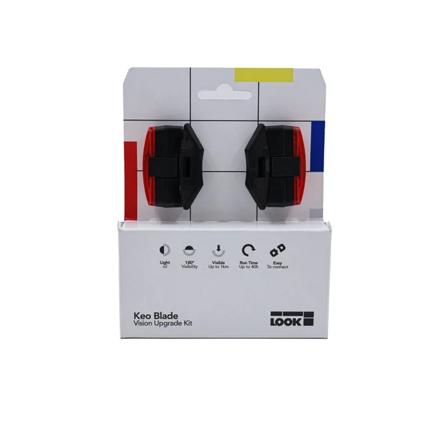 Look Keo Blade Vison Upgrade Kit Sort, USB-C, 2–60 lumen 