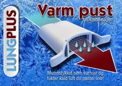 LungPlus Xtra Luftvarmer Beskytter mot kald og tørr luft