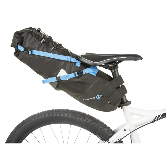 M-Wave BP Saddle Sadelväska Svart, 11L, vattentett 