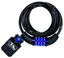 M-Wave Spiral Digit Sykkellås 8x1500mm, Utbyttbar kode!