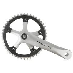 M-Wave Alu Singlespeed Kranksett 165 mm, 130 BCD, 44T