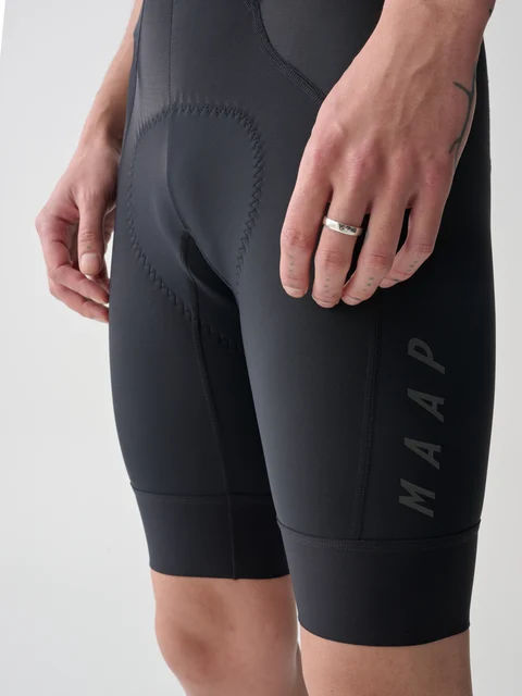 MAAP Team BIB Evo Sykkelshorts Sort, Str. S 