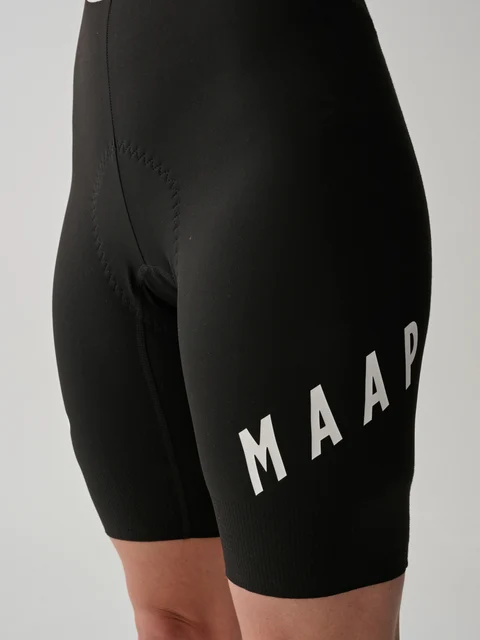 MAAP Apex Aeon BIB Dame Sykkelshorts Sort/Hvit, Str. XS 