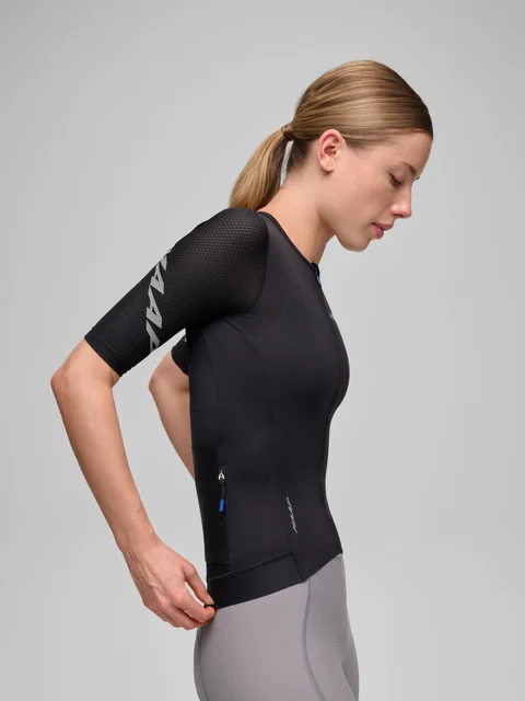 MAAP Emerge SS Dame Sykkeltrøye Black, Str. XS 
